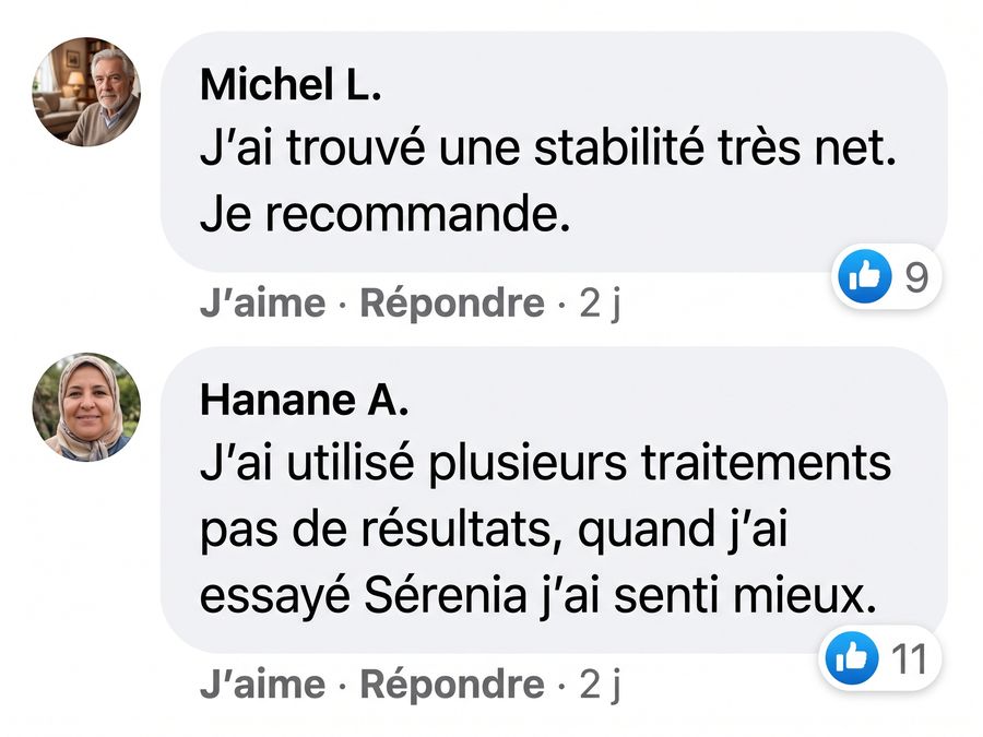 Avis clients Sérenia